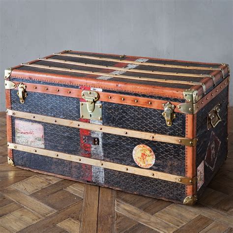 vintage trunks by goyard.